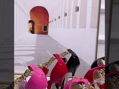 زن ها کفش پاشنه بلند Ultra High Pointed نازک پاشنه بلند کفش زنانه مدرن